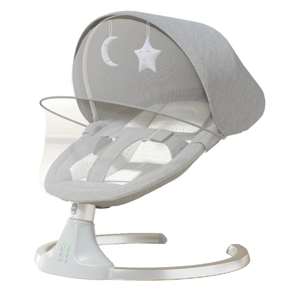 Babystol, Bluetooth-forbindelse, timerfunktion,M3-GRÅ