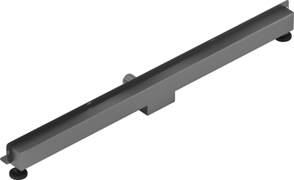 Mexen Flat Wall väggmonterad linjär avlopp 2-i-1 110 cm, borstat gun gray - 1E30110