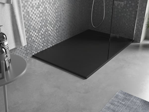 Mexen Otto rektangulær bruserbakke SMC 140 x 80 cm, sort - 4N708014