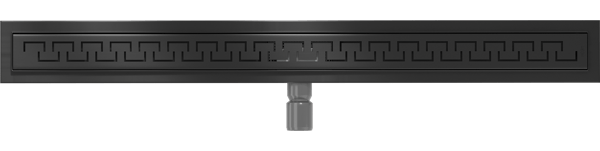 Mexen Flat M15 lineær afløb 100 cm, sort - 1724100-15