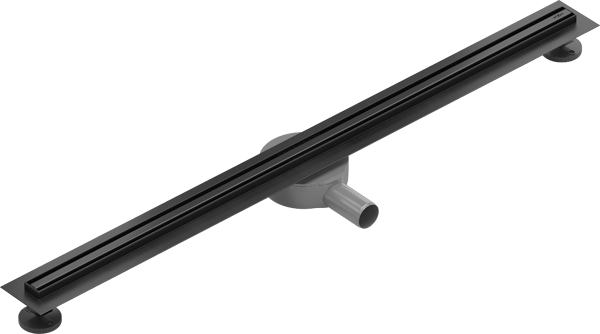 Mexen Flat 360° Slim roterende lineær afløb 90 cm, sort - 1741090