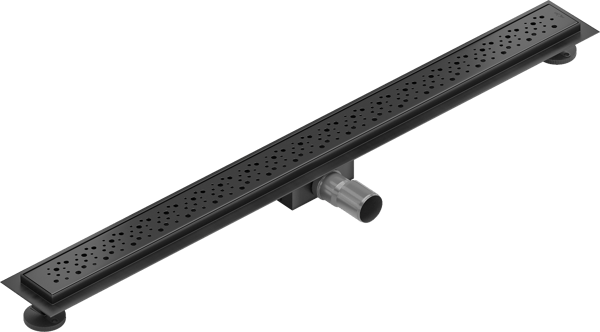 Mexen Flat M12 lineær afløb 80 cm, sort - 1721080-15