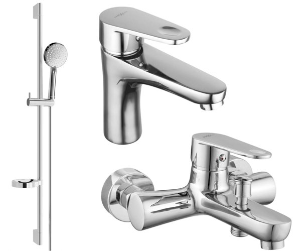 Mexen Kama DS75 badkarsset, krom - 72503DS75-00