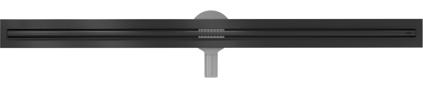 Mexen Flat 360° Slim roterende lineær afløb 150 cm, sort - 1741150