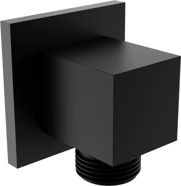 Mexen Cube kulmaliitäntä, musta - 79340-70