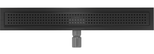 Mexen Flat M08 lineær afløb 70 cm, sort - 1725070-15
