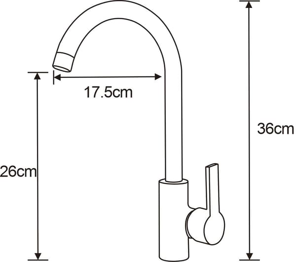 Mexen Ana køkkenbatteri, krom - 671000-00