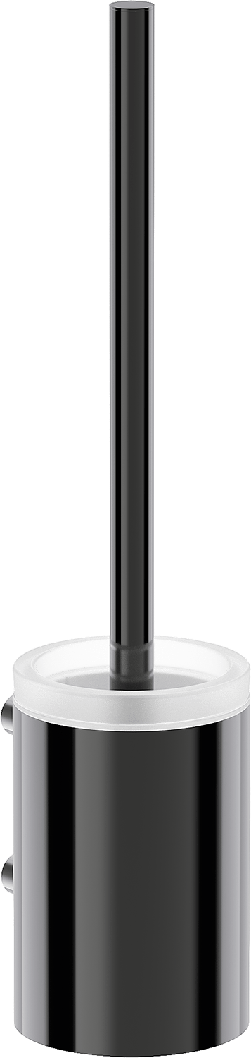 Mexen Loop toiletbørste, sort krom - 70A71071-73