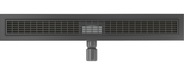 Mexen Flat M33 lineær afløb 60 cm, sort - 1733060-15