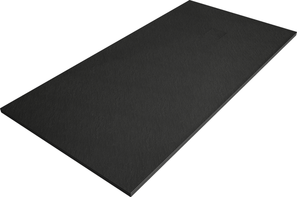 Mexen Bert rektangulær SMC-brusebund 170 x 80 cm, sort - 4K708017