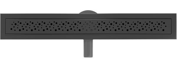 Mexen Flat 360° M12 roterende lineær afløb 50 cm, sort - 1721050-40