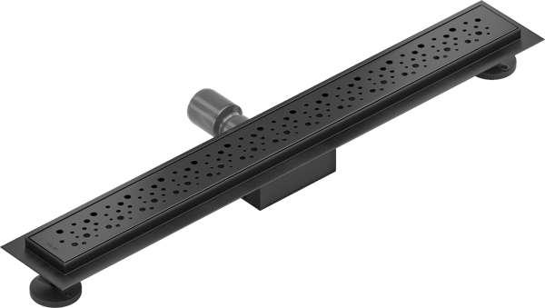 Mexen Flat M12 lineær afløb 60 cm, sort - 1721060-15