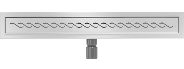 Mexen Flat M18 lineær afløb 50 cm, inox - 1023050-15