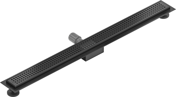 Mexen Flat M08 lineær afløb 100 cm, sort - 1725100-15