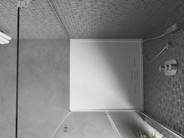 Mexen Amon kvadratisk duschkar SMC 90 x 90 cm, vit - 4F109090