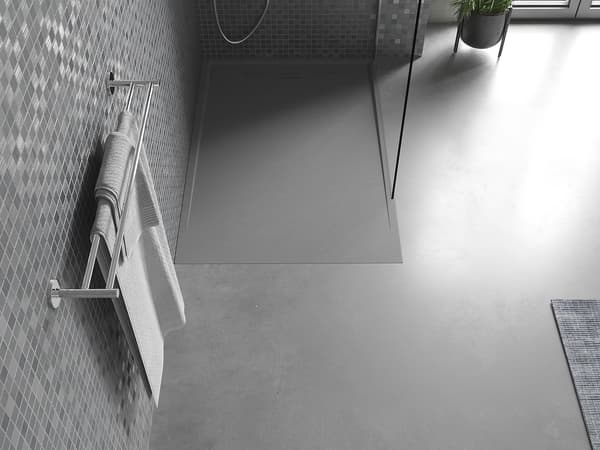 Mexen Amon rektangulær SMC brusekar 100 x 80 cm, grå - 4F618010