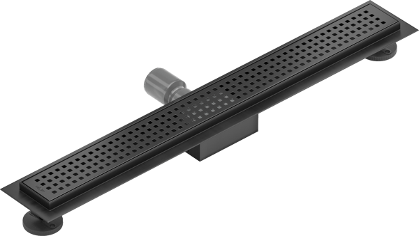 Mexen Flat M08 lineær afløb 70 cm, sort - 1725070-15