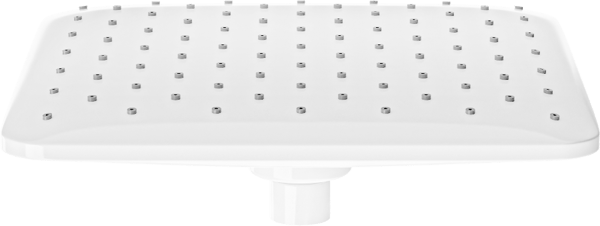 Mexen D-62 bruser 20x20 cm, hvid - 79762-20