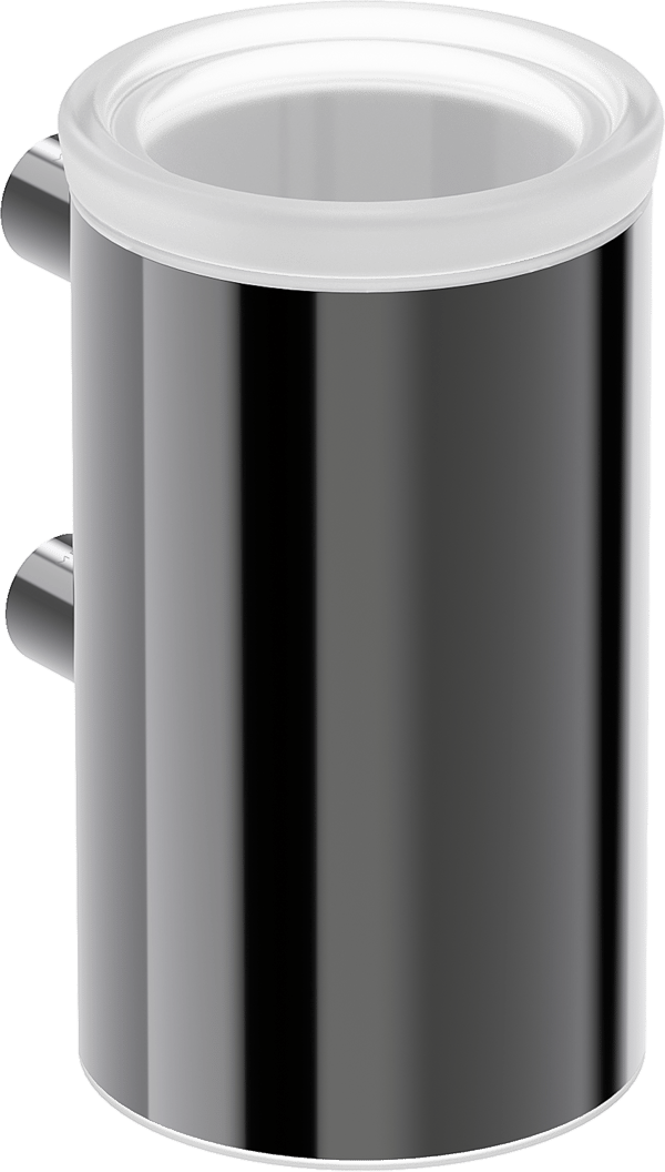 Mexen Loop tandbørstekrus, sort krom - 70A71051-73