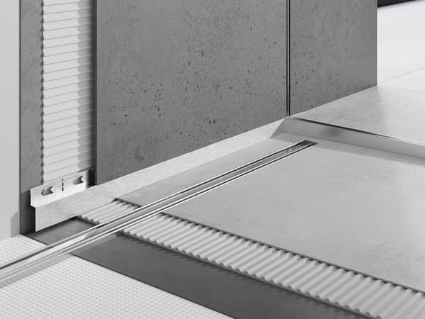 Mexen Line-B frontpanel til bruseniche 130 cm, inox - 181003130U