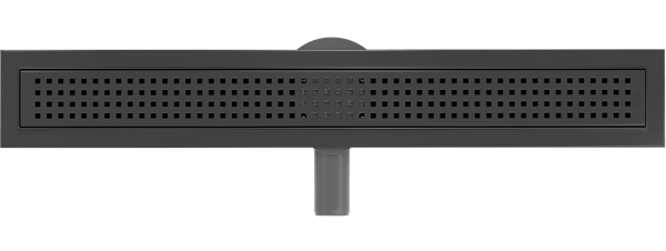 Mexen Flat 360° M08 roterende lineær afløb 60 cm, sort - 1725060-40