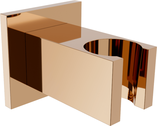 Mexen Cube bruseholder, rosa guld - 79350-60