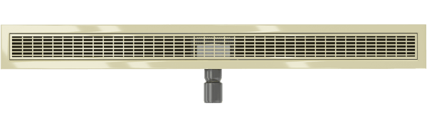 Mexen Flat M33 lineær afløb 90 cm, guld - 1533090-15