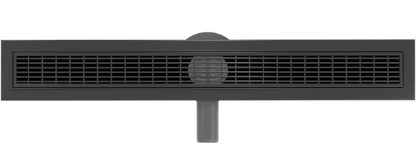 Mexen Flat 360° M33 roterende lineær afløbsrende 60 cm, sort - 1733060-40
