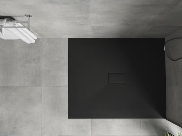 Mexen Hugo rektangulär duschkar SMC 140 x 100 cm, svart - 42701014