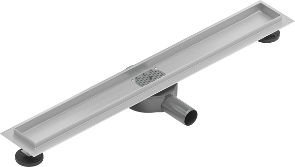 Mexen Flat 360° roterende krop til lineær afløb 50 cm, inox - 1040050