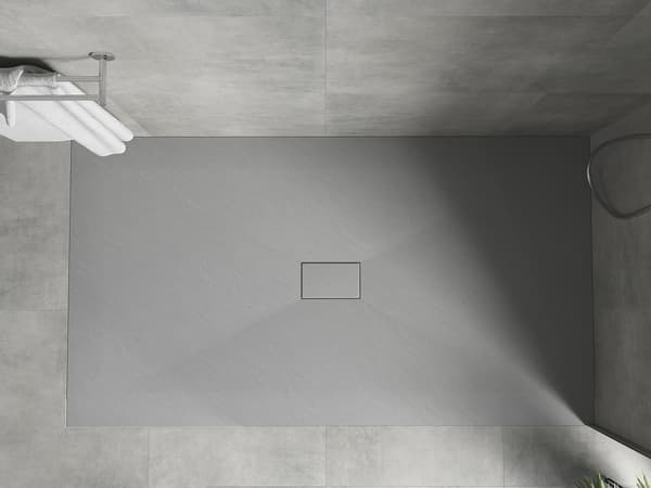 Mexen Hugo rektangulär duschkar SMC 180 x 100 cm, grå - 42611018