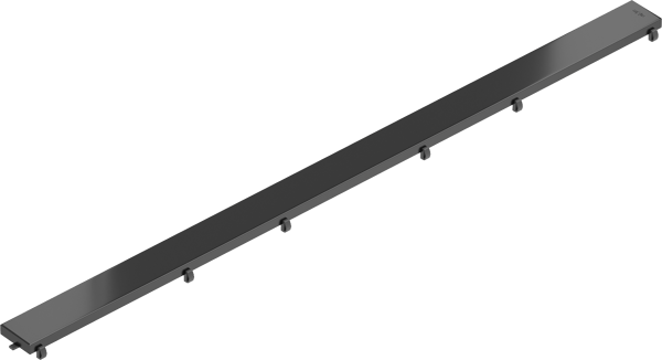 Mexen Flat M13 2-i-1 dækplade til lineær afløb 90 cm, sort - 1719090