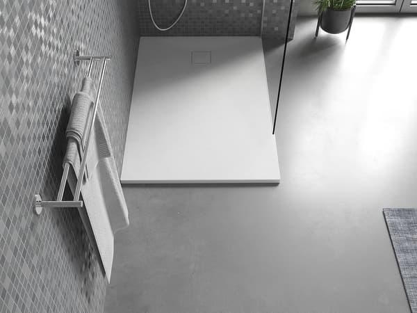 Mexen Bert rektangulær bruserbakke SMC 100 x 70 cm, hvid - 4K107010