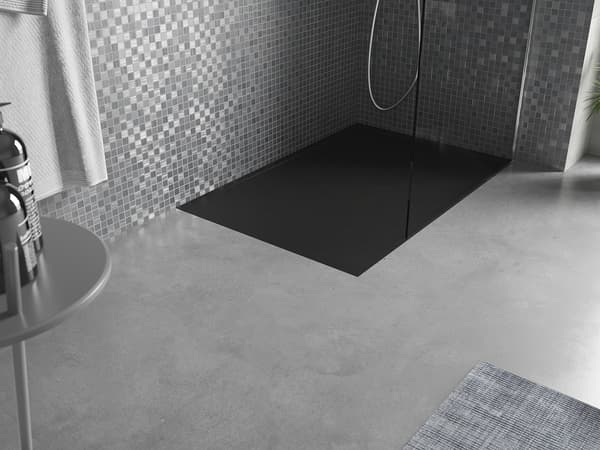 Mexen Amon rektangulär duschbricka SMC 130 x 70 cm, svart - 4F707013
