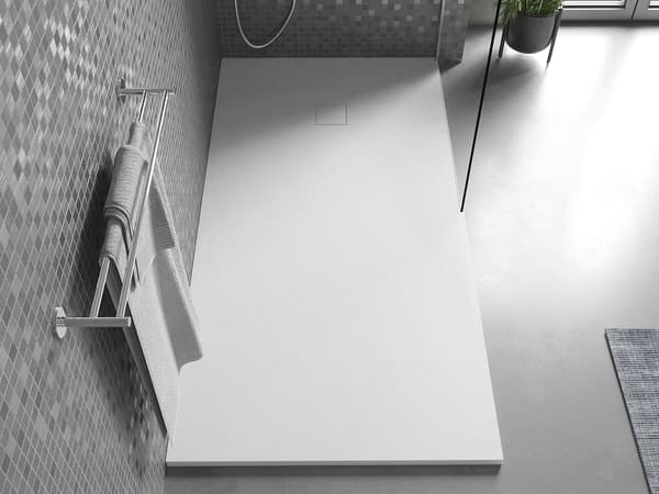 Mexen Bert rektangulär duschbricka SMC 160 x 80 cm, vit - 4K108016