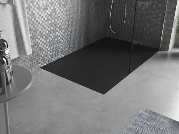 Mexen Otto rektangulær bruserbakke SMC 140 x 80 cm, sort - 4N708014