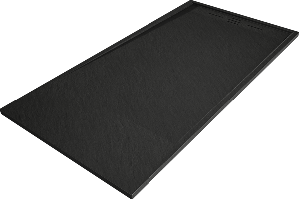Mexen Amon rektangulær SMC-brusekar 140 x 70 cm, sort - 4F707014