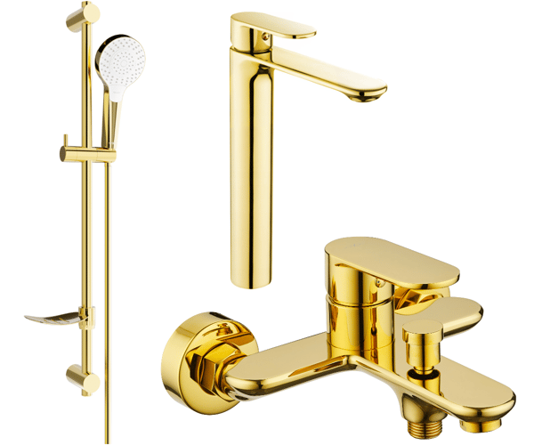 Mexen Milo DF05 badset, guld - 71313DF05-50