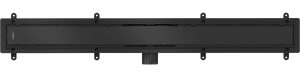 Mexen Flat Abs Flad ABS lineært afløb 2i1 90 cm, sort - 1769090