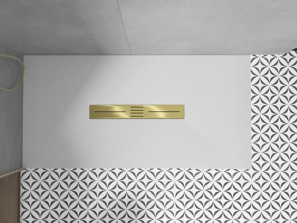 Mexen Toro panel til brusekar 100-120 cm, guld - 43910050