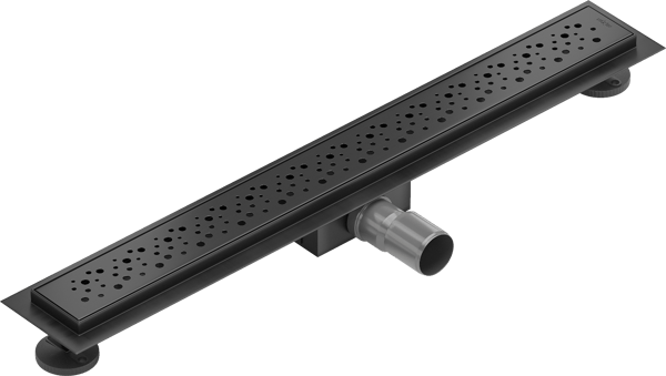 Mexen Flat M12 lineær afløb 60 cm, sort - 1721060-15