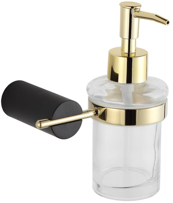 Mexen Aron sæbedispenser, sort/guld - 70881388-57