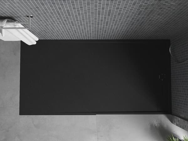 Mexen Amon rektangulær brusebund SMC 180 x 80 cm, sort - 4F708018