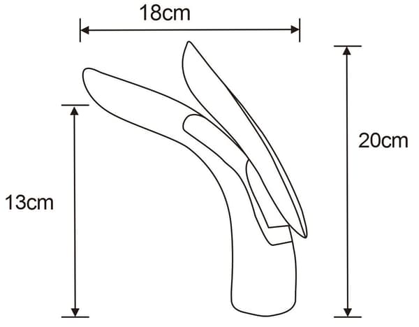 Mexen Foja vaskarmatur, krom - 746700-00