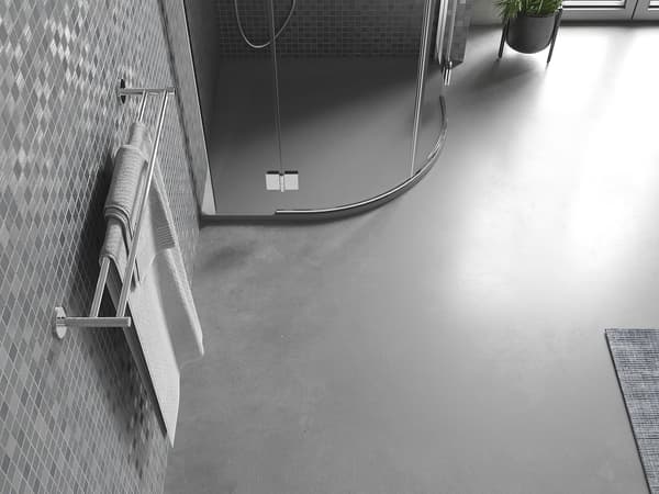 Mexen Bert halvcirkelformad SMC-duschkar 80 x 80 cm, grå - 4KR618080