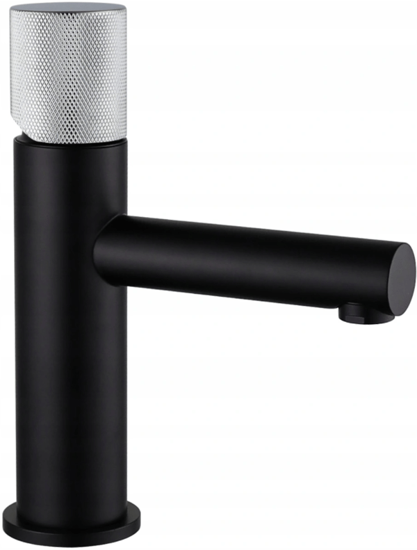 Mexen Elba One håndvaskbatteri, sort/krom - 74101-77