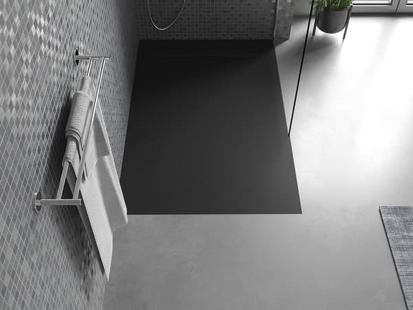 Mexen Otto rektangulær bruserbakke SMC 130 x 80 cm, sort - 4N708013