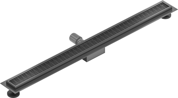Mexen Flat M33 lineær afløb 80 cm, sort - 1733080-15