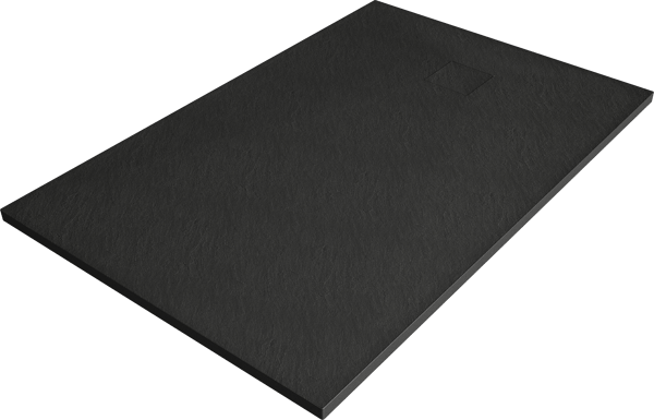 Mexen Bert rektangulær brusebund SMC 140 x 90 cm, sort - 4K709014