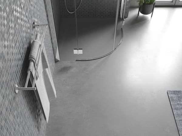 Mexen Bert halvcirkelformad SMC-duschkar 80 x 80 cm, grå - 4KR618080